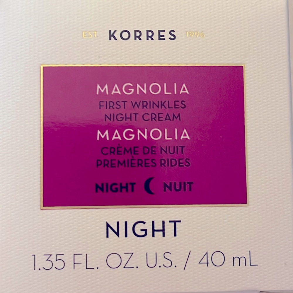 Korres Magnolia Night Cream